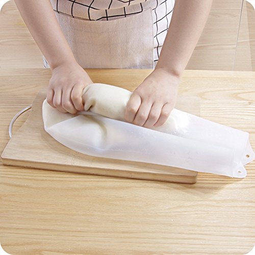 Kneading Bag, Silicone Kneading Dough Bag Non Toxic Non Stick Versatile Making Flour Mixer Maker Bakeware Kitchen Tools for Bread Pastry Pizza Tortilla - Thumbnail 4