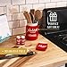 Red Mason Jar Kitchen Utensil Holder for Kitchen Counter - Rustic Ceramic Utensil Crock for Spoons, Spatulas & Cooking Tools - Farmhouse Decor for Countertop - Unique Vintage Container and Organizer