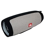 KoKaKo Silicone Compatible/Replacement Cover Carrying Case for JBL Charge 3 Speaker, if Applicable-Black