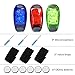 LED Safety Light Clip on Strobe Running Light for Runners Kids Dogs Cycling Walking and Jogging Accessories, Best Flashing Reflective Gear Dog Collar LED Lights, Free Bonuses (3 Pack)