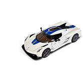 KiNSMART Koenigsegg Jesko Absolut Livery Edition 5473DF - 1/36 Scale Diecast Model Car (White)