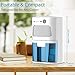 TOUCHXEL Electric Dehumidifier Dehumidifiers for Home 1080 Cubic Feet Portable Dehumidifier for Musty Smell Damp Moisture Air in Small Spaces Like Closet Laundry Room Bathroom Computer Room Office RVs