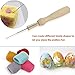 16 Colours Wool Fibre Materials Spinning Craft Materials Starter Kit Needle Felting Hand Spinning Materials Wool Felt Tool Set
