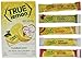 True Lemon 32ct pack. Plus 5 SAMPLE sticks of True Lemon Lemonade, Peach, Raspberry, Black Cherry, and Orange Mango. Natural Flavored Water Enhancer, Great beverage option for Paleo and Atkins diets.