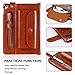 FYY Case for iPad Pro 9.7 - Luxurious Genuine Leather Case All-Powerful Cover for iPad Pro 9.7