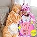 Emolly Fashion Kids Animal Giraffe Pajama Onesie - Soft and Comfortable with Pockets (6, Giraffe)