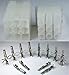Molex Connector Lot, (9 Circuit ) w/14-20 AWG .093