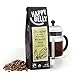 Amazon Brand - Happy Belly Breakfast Blend Organic Fairtrade Coffee, Medium Roast, Whole Bean, 12 ounce