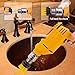 8 Pieces Drill Brush Attachment Set - Mikikin Scrub Brush Power Scrubber Drill Brush Kit Scouring Pad All Purpose Cleaning Kit for Bathroom, Toilet, Grout, Floor, Tub, Shower, Tile, Auto, Kitchen