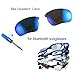WONFAST® Anti-rays Polarized Replacement Sunglassess Lenses Lens for Wireless Bluetooth Sunglasses Headset Headphones (Pair lens-Blue)