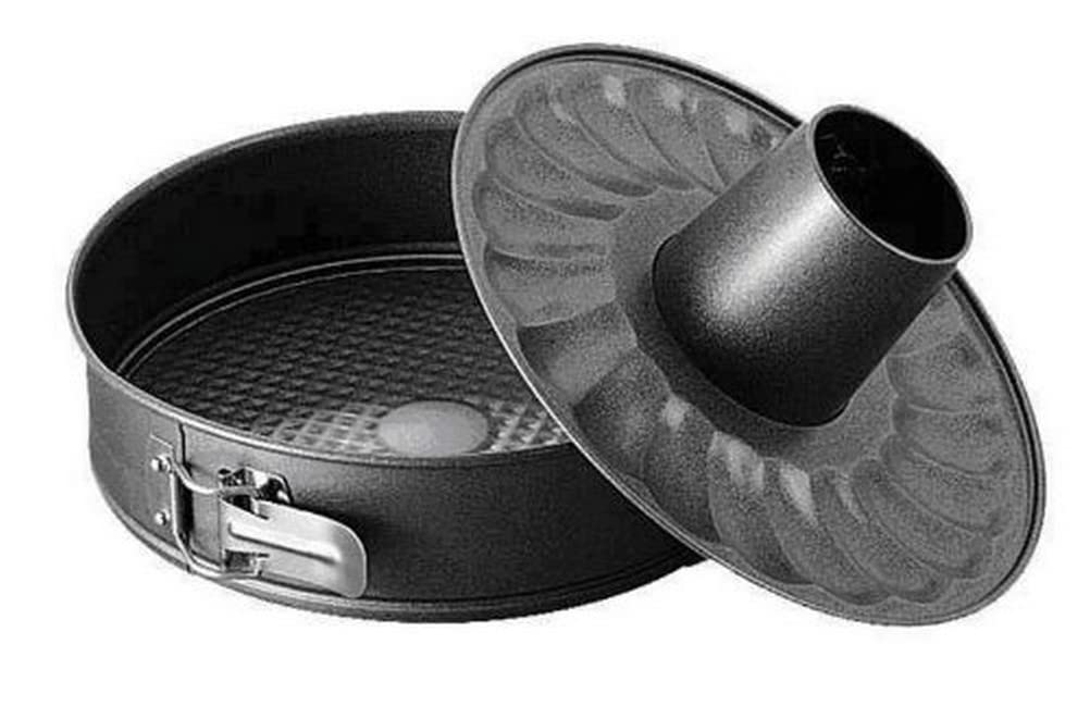 Ballarini Patisserie Non-Stick Cake Tin 2 bases, non-stick clasp Diametro 26 cm black