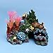 Aquarium Ornament Artificial Mounted Coral Reef for Fish Tank Decoration