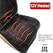 Big Ant Heated Seat Cushion, 12V Full Size Nonslip Car Heat Seat Cushions Cover Pad Winter Warmer - Universal Fit for Auto Supplies Home Office Chair(Black)