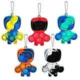 Leencum 5Pcs Mini Simple Fidget Toy Stress Relief