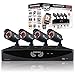 Night Owl Security F6-81-4624N 8 Channel Video System with 4x650 TVL Bullet Cameras (Black)