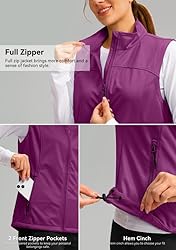 Soothfeel Women's Vest with Zipper Pocekts
