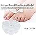 Anself 120Pcs Ingrown Toenail Straightening Clip Toenail Paronychia Correction Patch Pedicure Treatment Tool