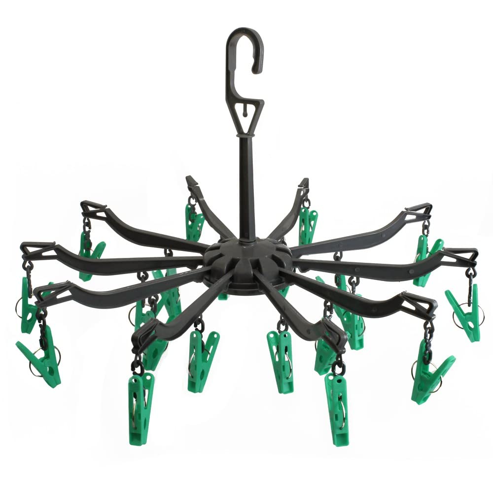 JVL Foldable Sock Dryer, Multi-colour, 5017440192238