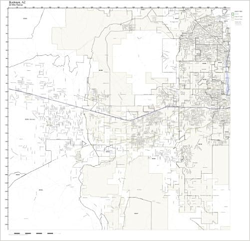 Buckeye Az Zip Code Map Buckeye, Az Zip Code Map Not Laminated: Amazon.com: Office Products