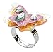 Creativity for Kids Rhinestone Ring Making Kit - Makes 12 Flower and Butterfly Rings