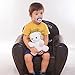 Wewill Glowing Night Light Huggable Stuffed Cat Preumium Soft Stuffed Animal Toys with Colorful Flash LED Light, Nice Gift for Mother's Day, 8-Inch, White
