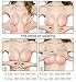 Strapless Sticky Bra Push Up Padded Backless Silicone Bra for Large Bust Plus Size Adhesive Lift Bra-A Pink
