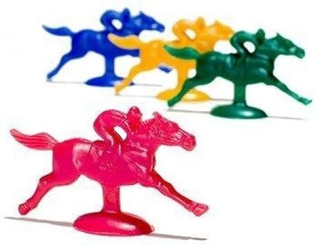 miniature horse and jockey figurines