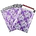 Metronic Purple Floral Poly Mailers 10x13 Designer Mailers, 100 Pack, Self-Seal Shipping Bags, Packaging for Small Business, Packaging Bags, Shipping Envelopes, Shipping Bags for Clothing, Boutique
