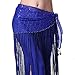 ZLTdream Women's Belly Dance Hip Scarf Highlights cloth With Long Tassels