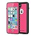 ImpactStrong Compatible with iPhone 7/8 Waterproof Case [Fingerprint ID Compatible] Slim Full Body Protection - Pink