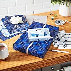 Hallmark Flat Christmas Wrapping Paper Sheets with