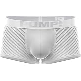 Pump! Whisper White Boxer Men's Boxer, Supportive Fit &amp; Backless Design, Breathable &amp; Premium Fabrics