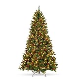 Best Choice Products 9ft Pre-Lit Pre-Decorated