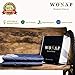WONAP Cooling Weighted Blanket | 100% Natural Bamboo with Premium Glass Beads | 15 lbs | 48