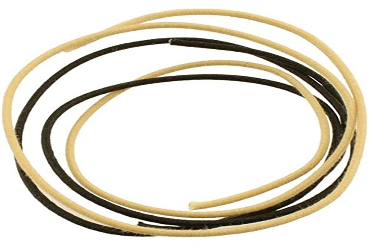 Allparts GW Brown Vintage Style Pickup Cable Black/White