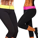 CROSS1946 Women's Slimming Pants Bra Hot Thermo Neoprene Sweat Sauna Body Shapers for Weight Loss