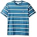 Lacoste Men's S/S Striped Jersey T-Shirt Shirt, Ibiza/Creek/White/Navy Blue, M
