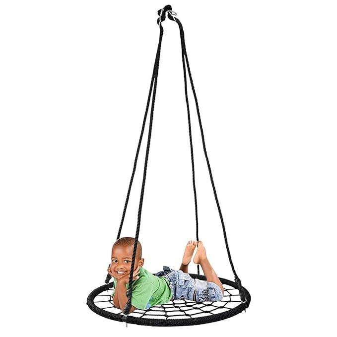 Amazon.com: Columpio para árbol de tela araña con centro ...