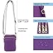 ZORFIN Nylon Small Purses and Handbags Crossbody Cell Phone Purses for Women Waterproof Bag