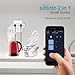 WiFi Smart Plug Socket Works with Alexa Echo/Google Home/IFTTT, Slitinto Dual Mini Smart Outlets with Remote Control Individually, Energy Monitoring and Timer, No Hub Required, ETL Listed-2 Pack