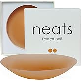 NEATS Nipple Covers for Women, Reusable & Hypoallergenic Adhesive Silicone Pasties