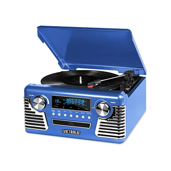Tocadisco Victrola V50-200 3 Vel Graba LP a MP3 Bt CD Radio