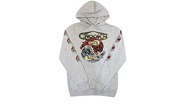 crooks and castles medusa moletom com capuz