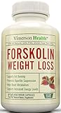 60 DAY SUPPLY - Forskolin Extract for Extreme Weight Loss. 100% All Natural Supplement. Best Diet Pills, Appetite Suppressant & Carb Blocker