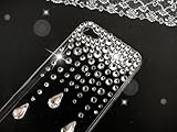 3D Bling Crystal iPhone Case for AT&T Verizon Sprint Apple iPhone 4/4S Rain Drop
