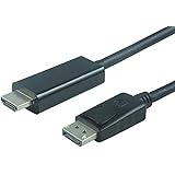 Premium Cord Displayport 1.2 to HDMI 2.0 Cable 4kx2k @ 60Hz 3m
