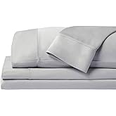 SHEEX - Original Performance Sheets Set (Twin/Twin XL) Pearl Blue - Cooling Sheets - Moisture Wicking - 1 Flat Cooling Sheet, 1 Fitted Cooling Sheet, 1 Pillow Cover - Wrinkle Free - Sleep Aid