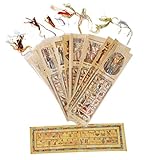 10 LARGE EGYPTIAN PAPYRUS BOOK MARKS WHOLESALE LOT