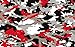 MightySkins Skin Compatible with Apple Airpods - Red Camo | Protective, Durable, and Unique Vinyl Decal Wrap Cover | Easy to Apply, Remove, and Change Styles | Made in The USA