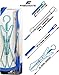 Hydration Bladder Cleaning Kit 6in1 - Clean and Maintain 2L and 3L Water Bladders with Ease - Includes 3 Brushes, Drying Hanger, Carry Bag & 2 Cleaning Tablets For Any Camelback Water Pack Backpack